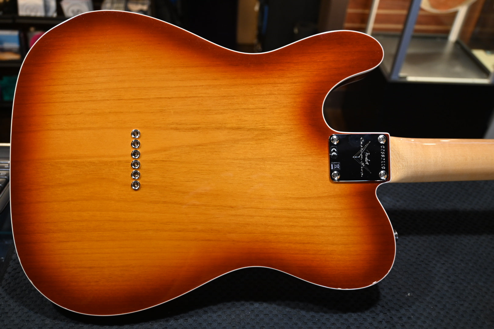 Fender Custom Shop 1960 Telecaster Custom RW NOS Spalted Maple - Tobacco Sunburst  Guitar #2110 - Danville Music