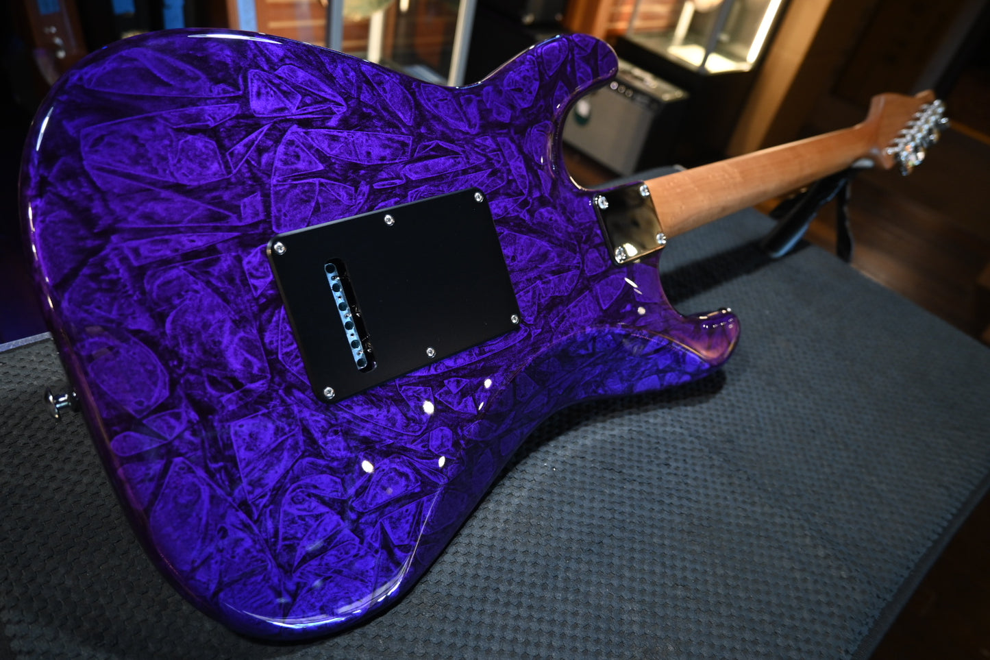 Suhr Custom Classic S - Purple Web Guitar #1218 - Danville Music