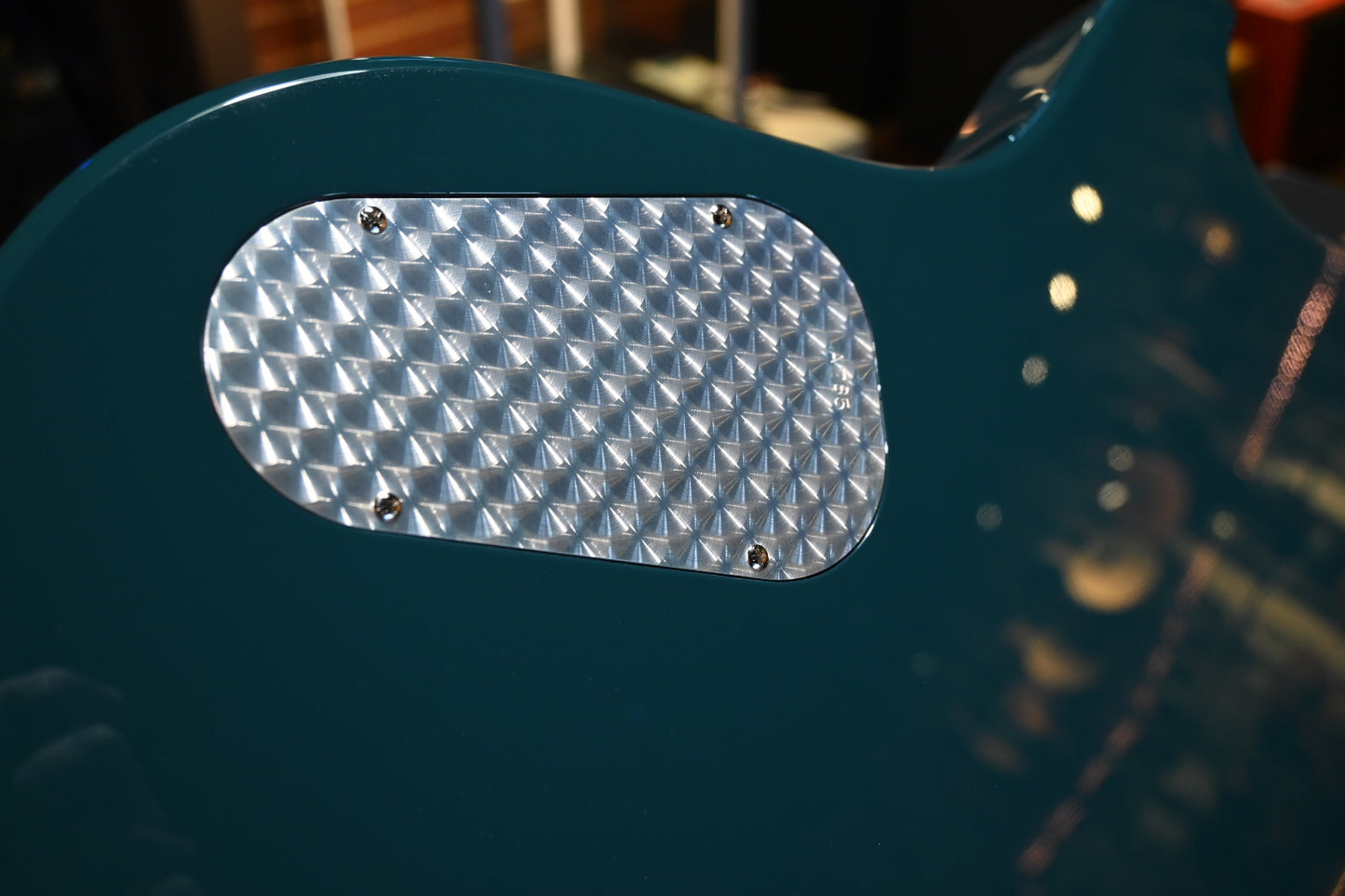 Powers Electric A-Type FF42 CamTail - Fjord Green Guitar #A785 - Danville Music