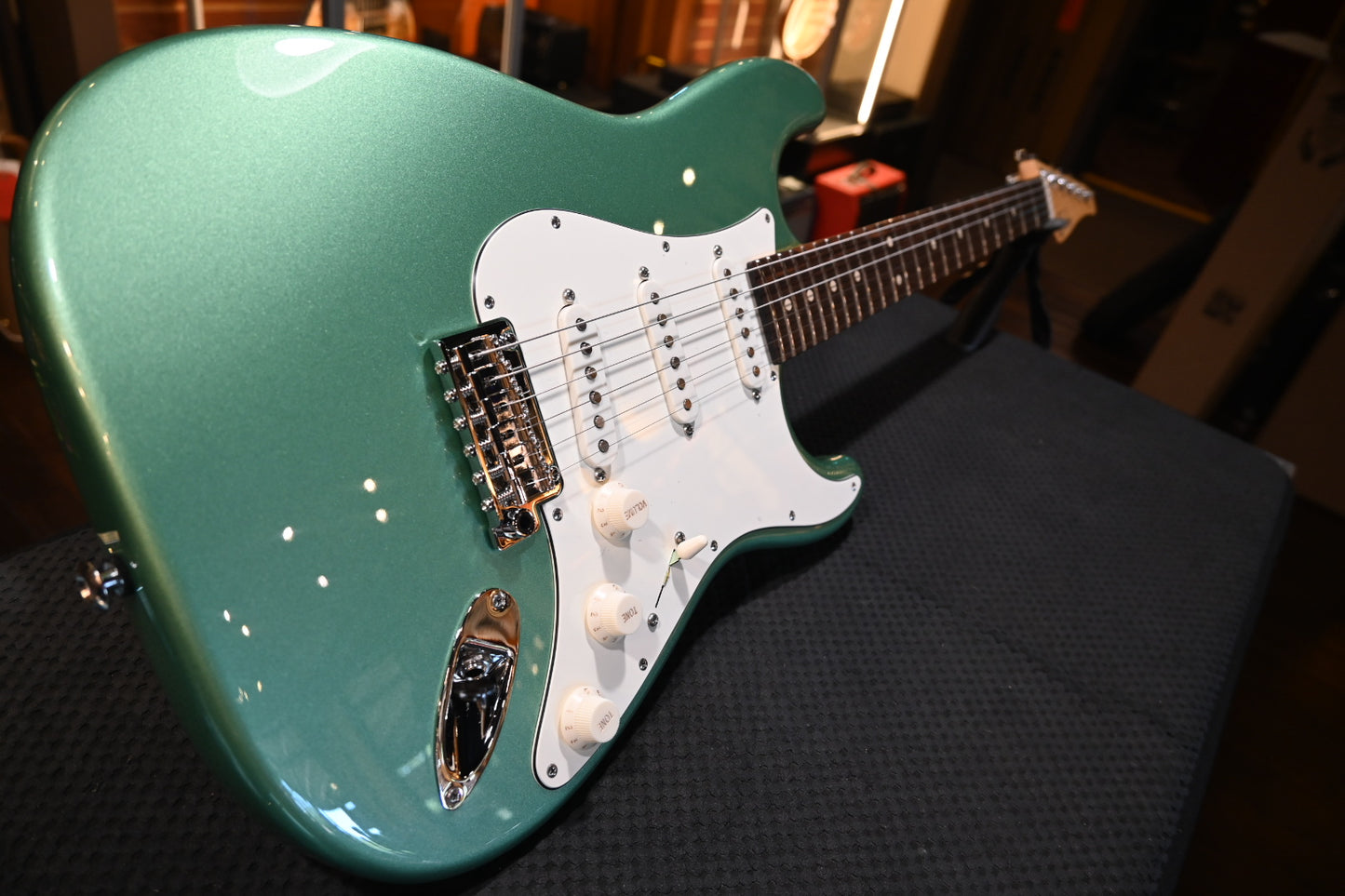 Suhr Classic S NAMM 2024 - Cactus Green Metallic Guitar #4718 - Danville Music