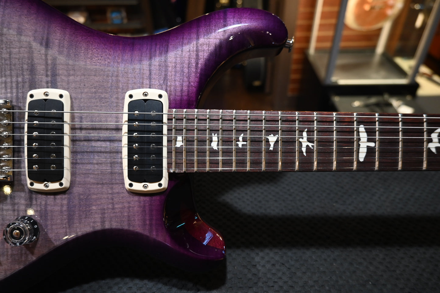 PRS S2 Custom 24-08 - Faded Gray Black Purple Burst Guitar #6969