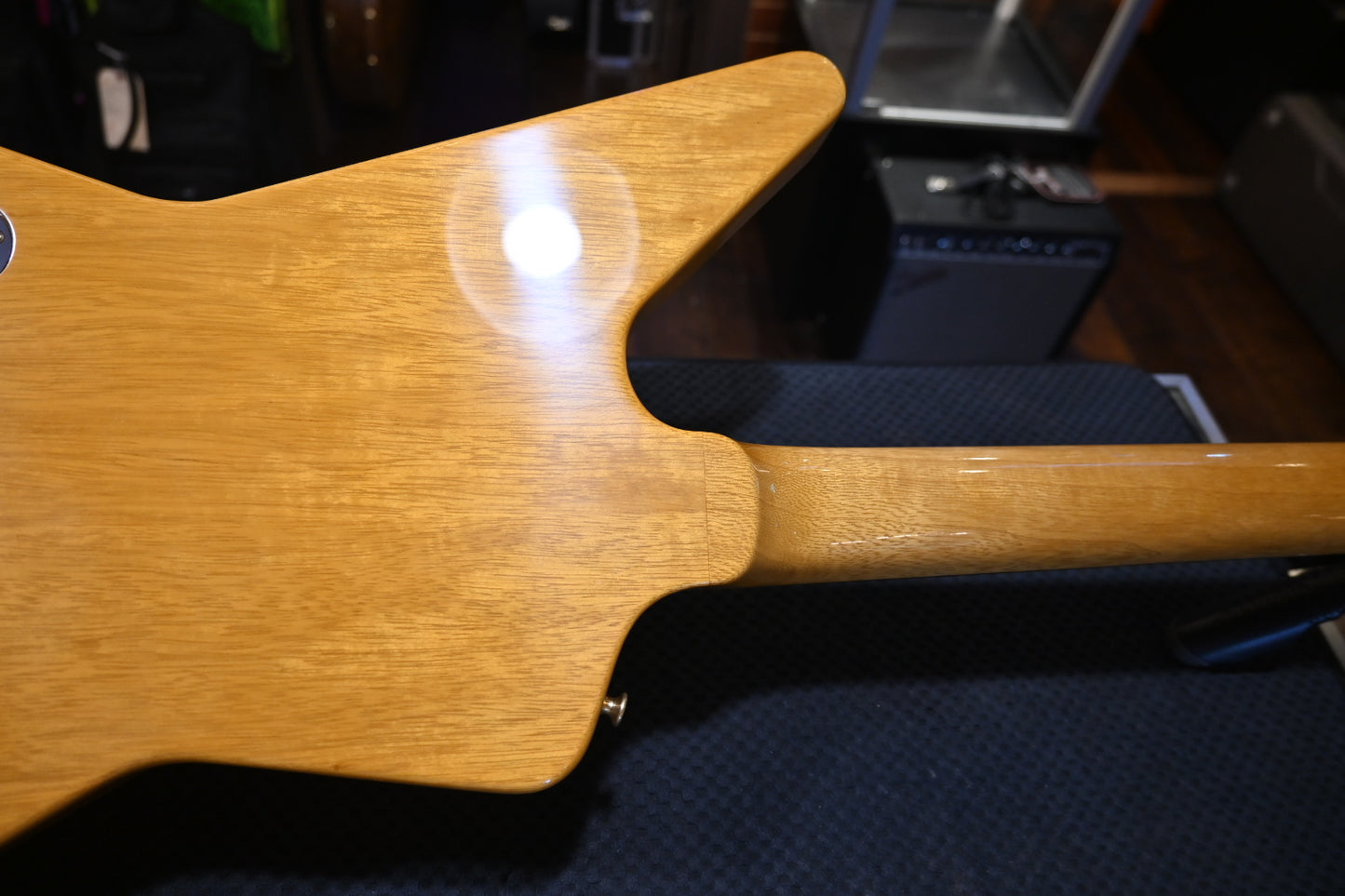 Gibson Custom Shop 1958 Korina Explorer White Pickguard - Natural Guitar #1628