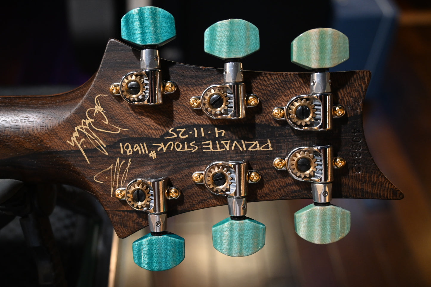 PRS Private Stock Custom 24-08 “The Vortex” - Bahamian Blue Reverse Dragon’s Breath Guitar #11681