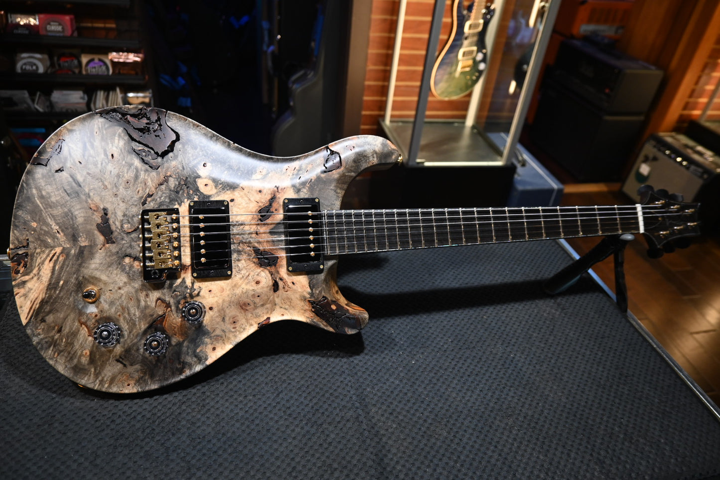 PRS Private Stock DGT Buckeye Burl - Satin Natural Guitar #11672 - Danville Music