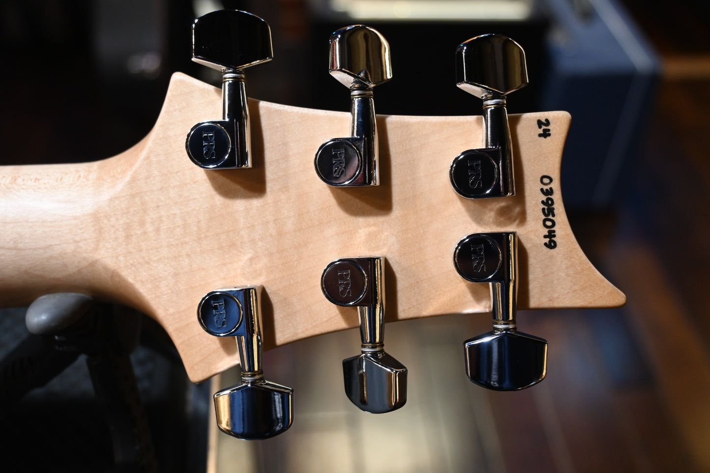 PRS CE 24-08 Swamp Ash Limited Edition - Midnight Metallic Satin Guitar #5049 - Danville Music