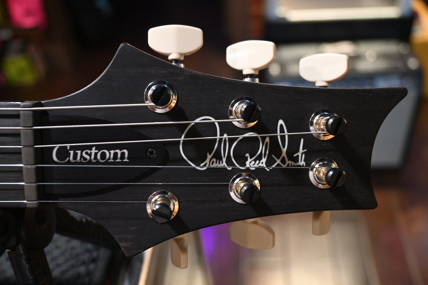 PRS Customer 24 - Violet Metallic/Natural Back Guitar #6273 - Danville Music
