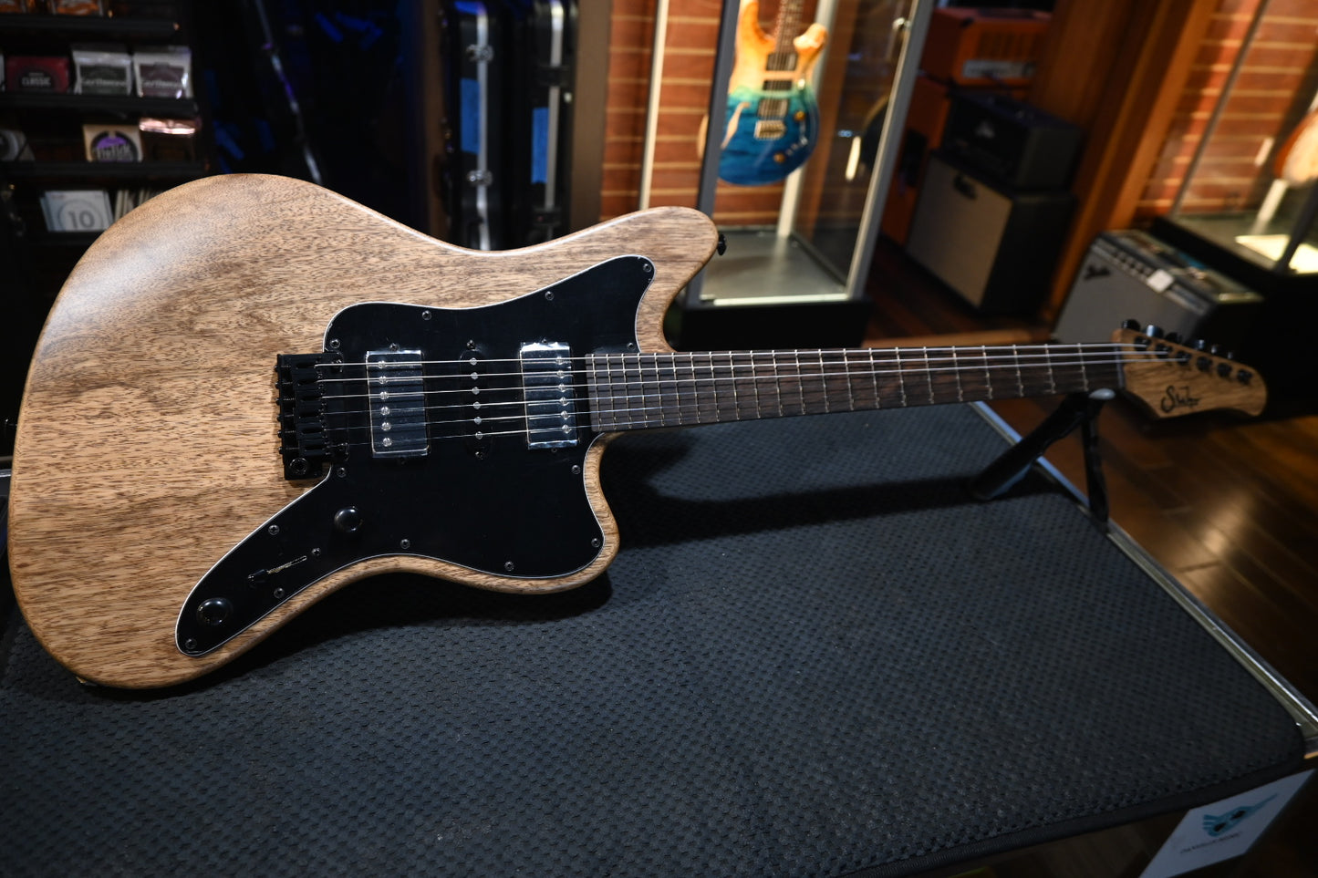 Suhr Custom Classic JM Black Limba - Natural Guitar #8690 - Danville Music