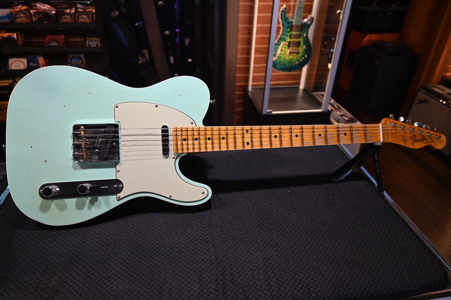 Fender Custom Shop Postmodern Telecaster Journeyman 2018 - Surf Green Guitar #0895 - Danville Music