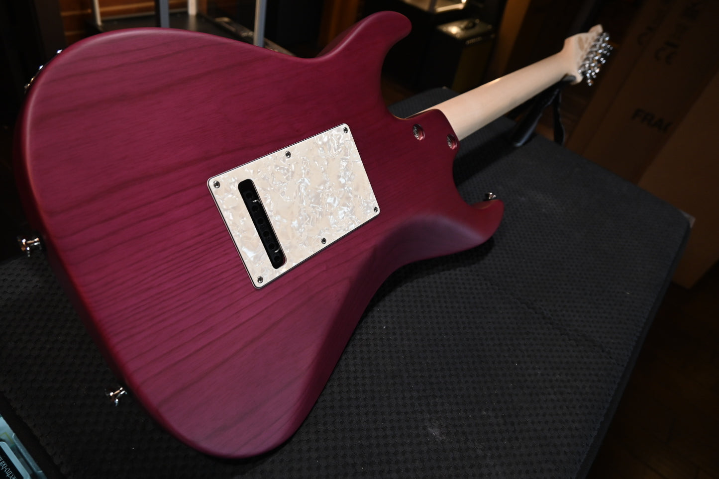 Tom Anderson Classic - Satin Translucent Plum Guitar #324N - Danville Music