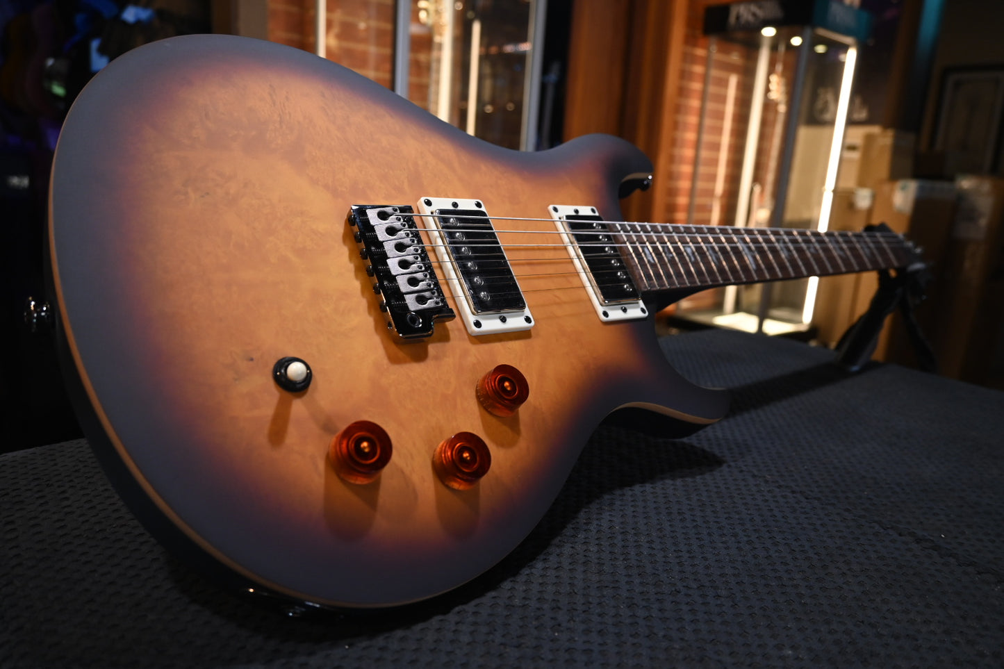 PRS SE “Exotic” DGT Laurel Burl Limited Edition - McCarty Tobacco Burst Guitar #8785