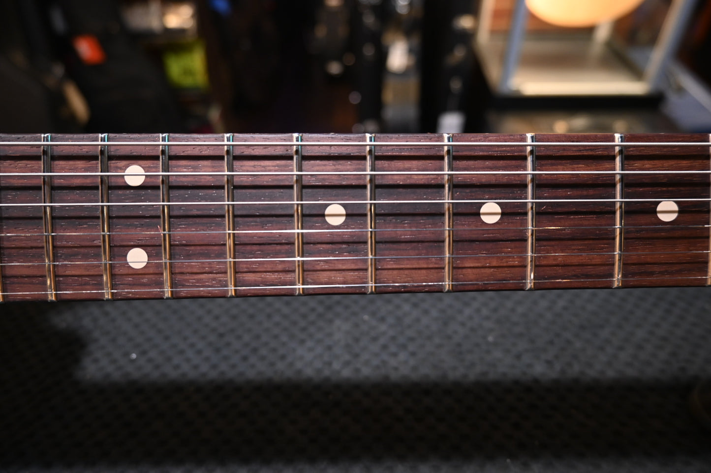 Tom Anderson Li’l Angel Player Shorty - Translucent Cotton Candy Blue Dark Grain Guitar #924N