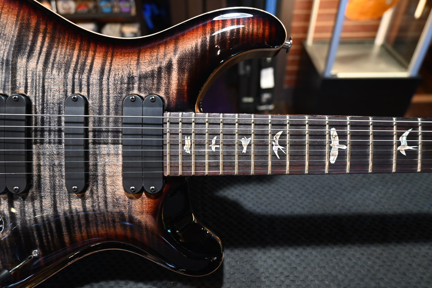 PRS 509 10-Top 2024 - Charcoal Tri-Color Burst Guitar #7164 - Danville Music