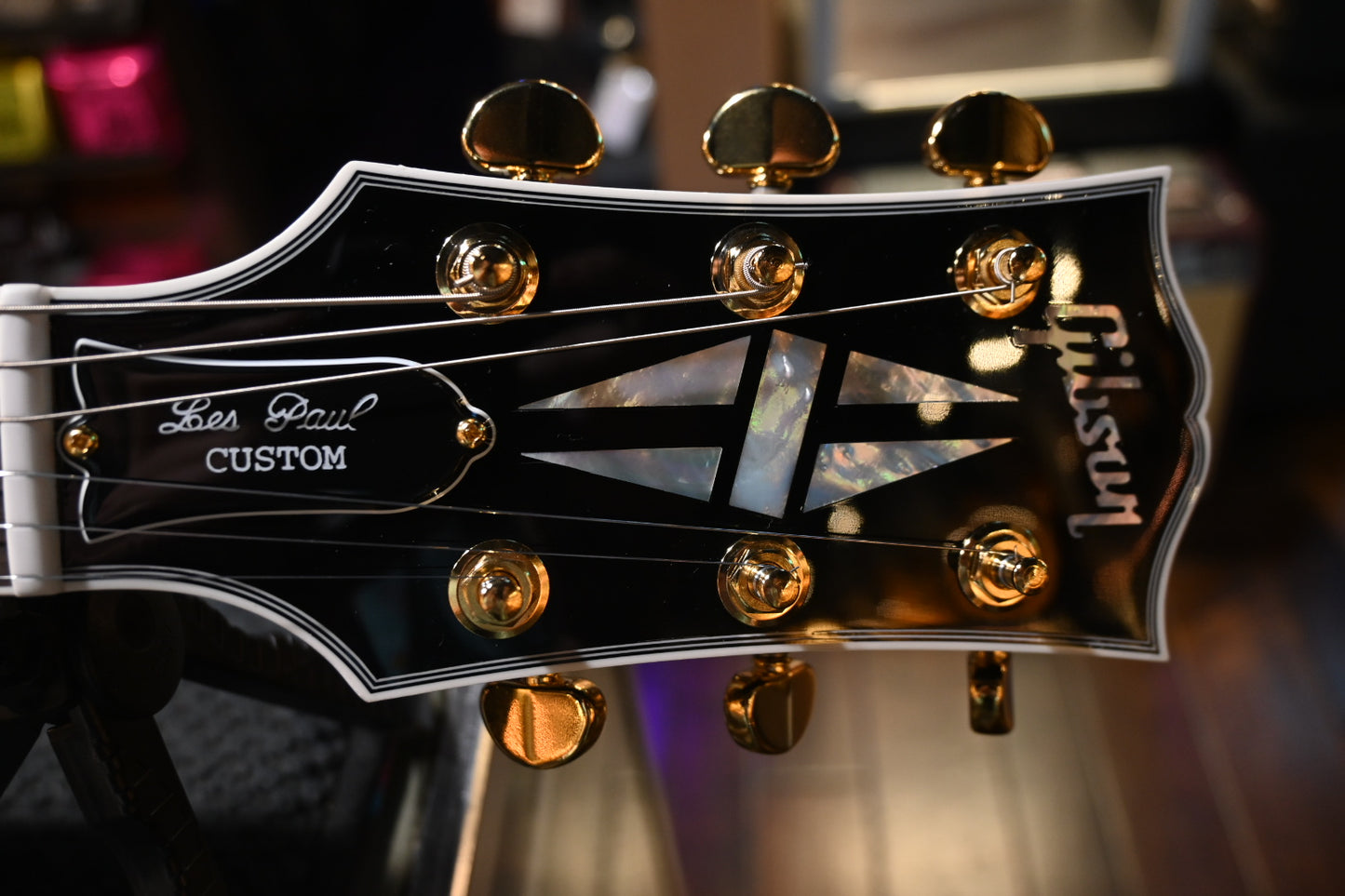 Gibson Custom Shop Les Paul Custom 2024 - Ebony Guitar #2988