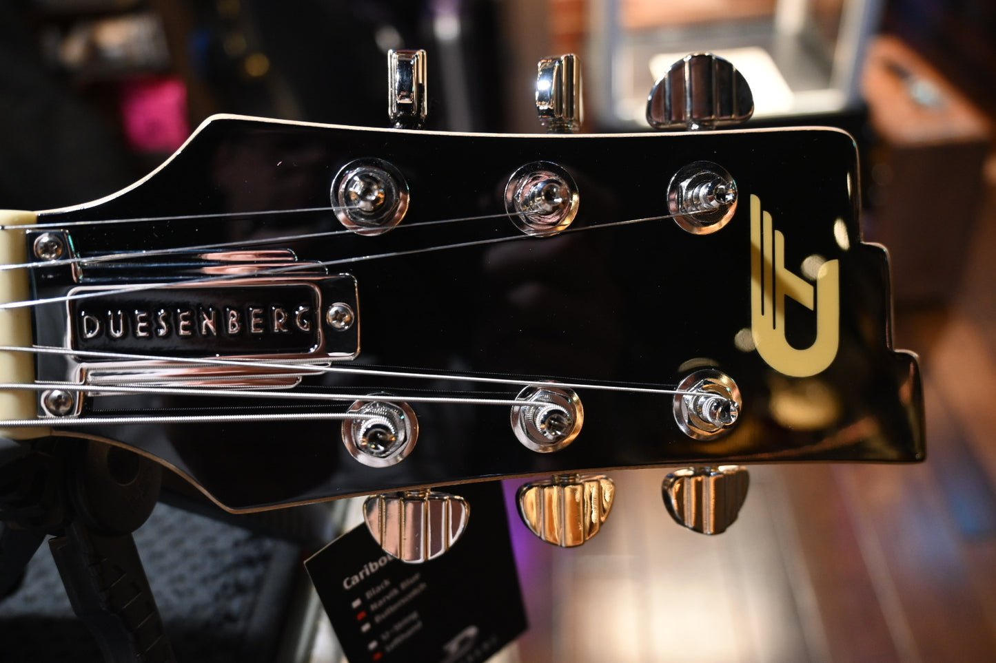 Duesenberg Caribou Left-Handed - Narvik Blue Guitar 1882 - Danville Music