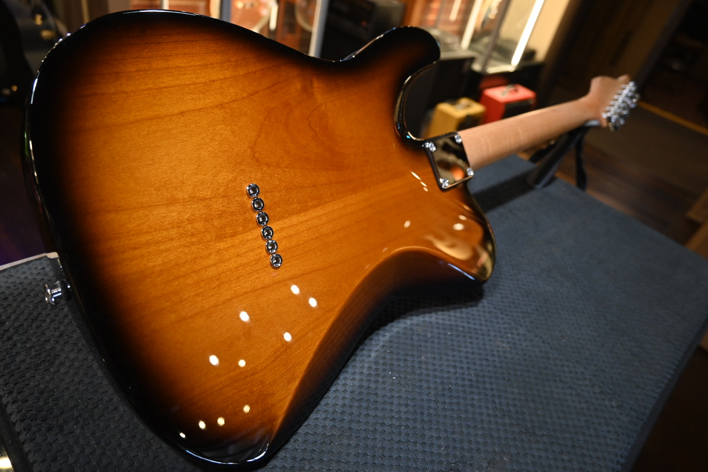 Suhr Custom Classic T Koa - 2-Tone Tobacco Burst Guitar #7157 - Danville Music