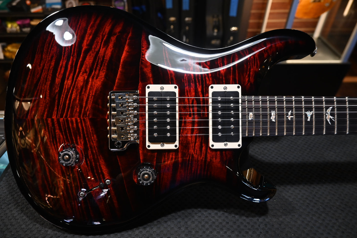 PRS Custom 24 - Fire Red Wrap Guitar #7270 - Danville Music