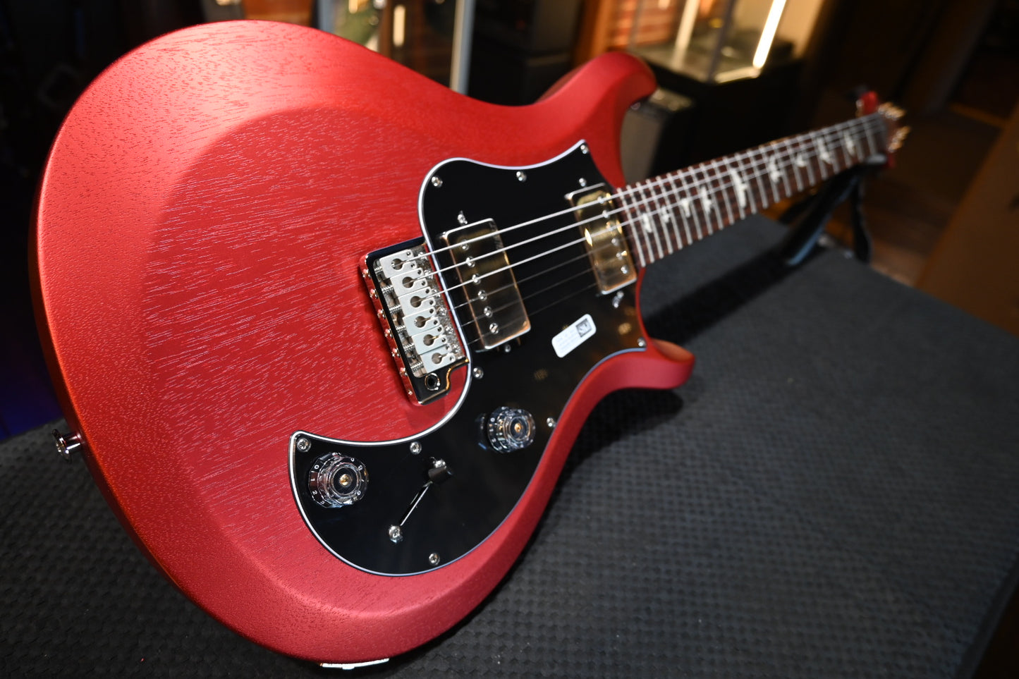 PRS S2 Standard 22 Satin - Red Apple Metallic Guitar #1463 - Danville Music