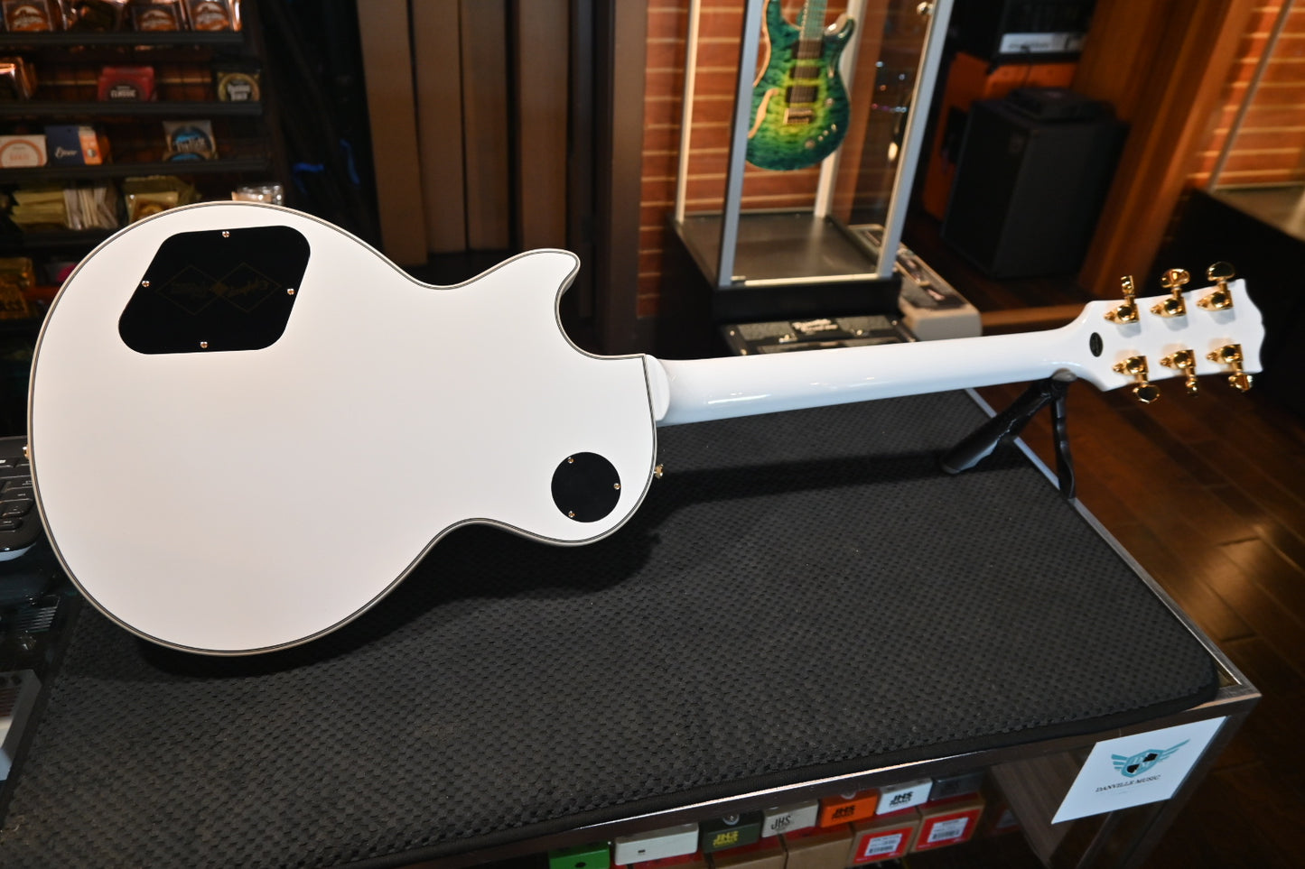 Epiphone Les Paul Custom - Alpine White Guitar #3242 - Danville Music