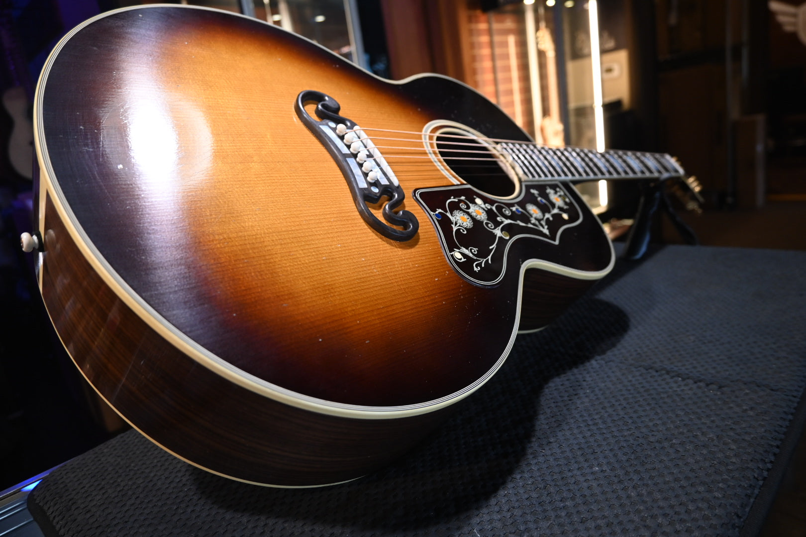 Gibson Custom Shop Pre-War SJ-200 Rosewood - Faded Vintage Sunburst Guitar #5050 - Danville Music