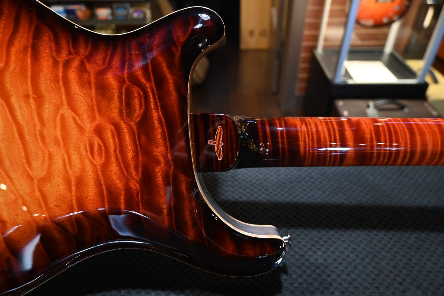 PRS Private Stock Hollowbody II Piezo Gothic - Electric Tiger Glow Guitar #10569 - Danville Music