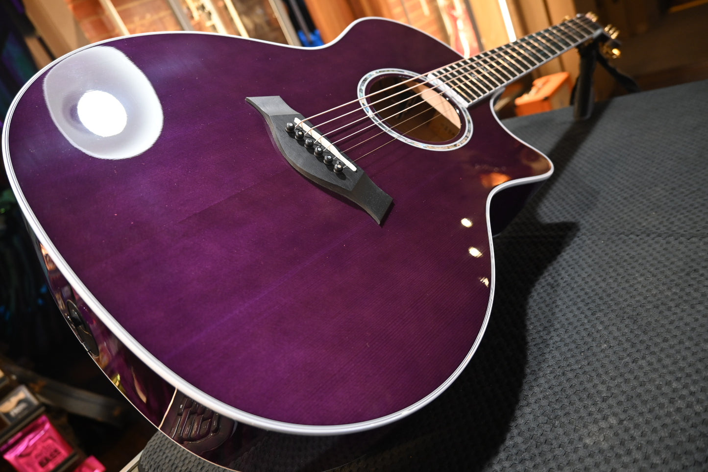 Taylor 614ce Special Edition - Trans Purple Guitar #3045 - Danville Music