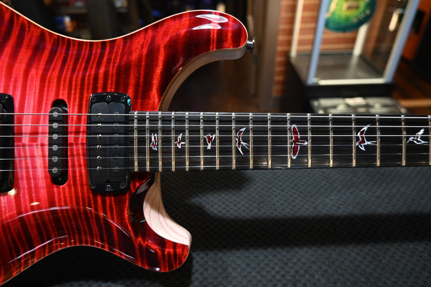 PRS Private Stock Modern Eagle V 2023 - Blood Red Glow Guitar #10254 - Danville Music