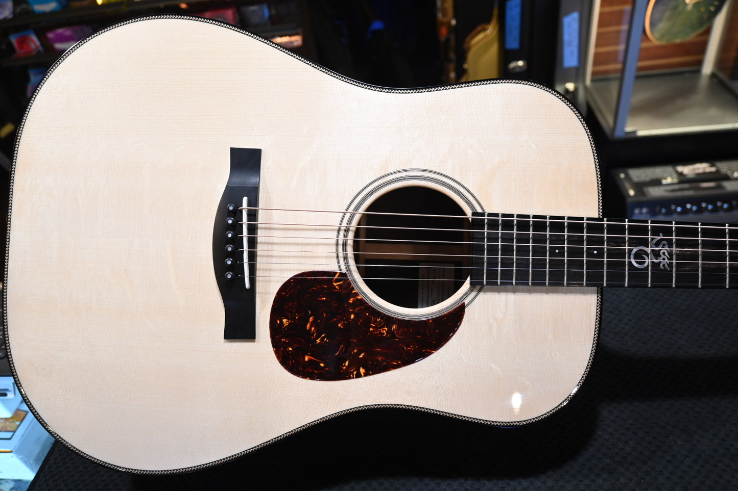Santa Cruz Model D Bearclaw German Spruce/Bryn Athyn Rosewood Guitar #7986