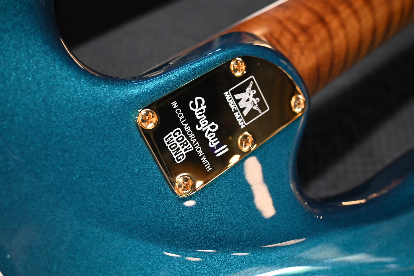 Music Man Stingray Deluxe II Cory Wong - Pine Green Guitar #2288