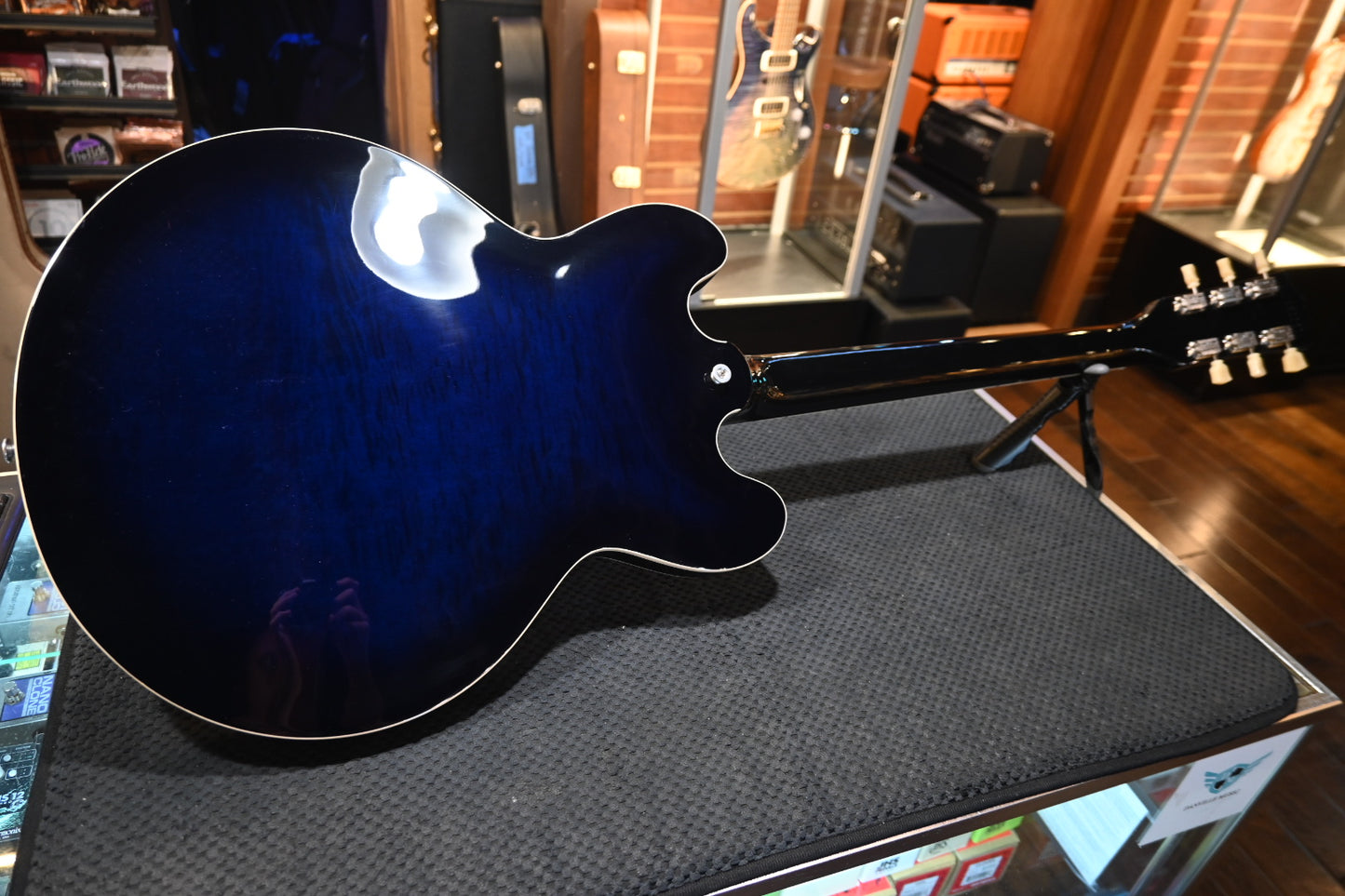 Gibson ES-335 Figured - Deep Ocean Burst Guitar #0087 - Danville Music