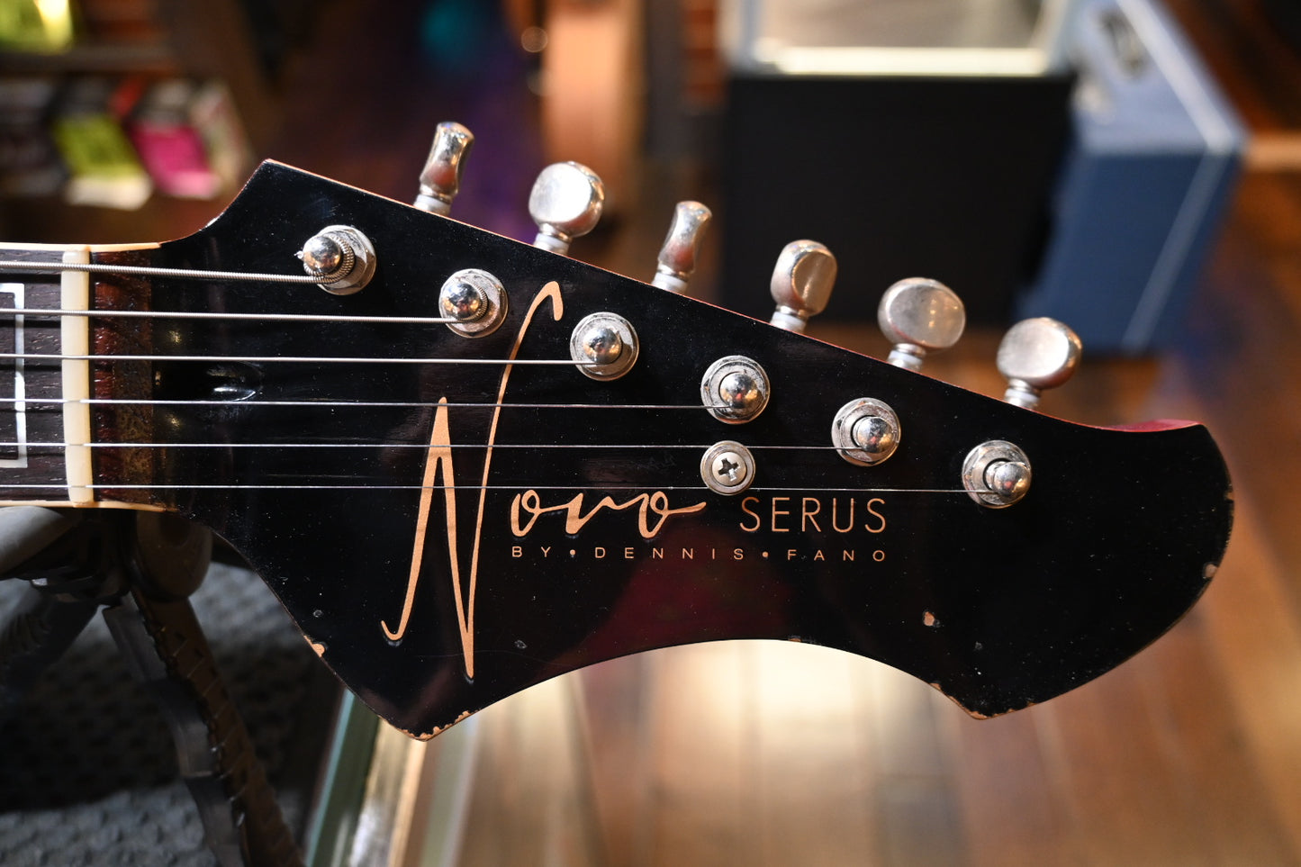 Novo Chambered Serus P2 Dealer Limited - Faded Tea Burst Guitar #5247 - Danville Music