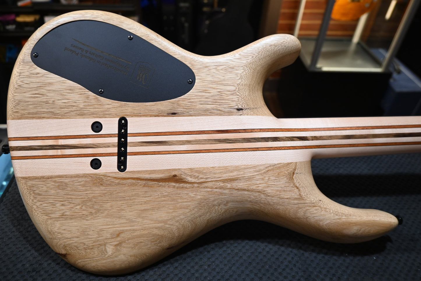 Mayones Regius 6 Custom Burl Maple Master Grade - Light Blue Stirred Resin Top Guitar #1007 - Danville Music