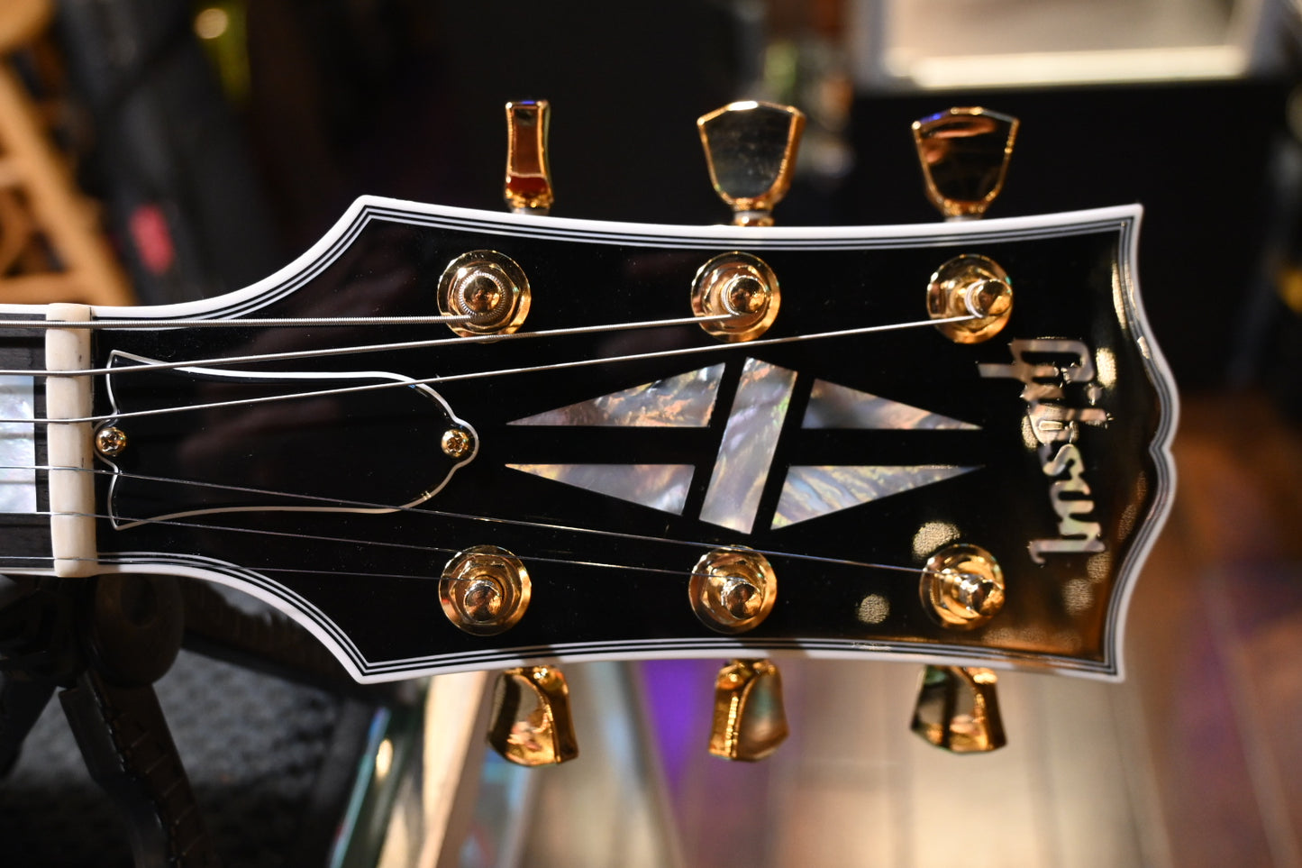 Gibson Custom Shop Les Paul Axcess Custom 5A Quilt PSL - Nordic Blue Guitar #0416 - Danville Music