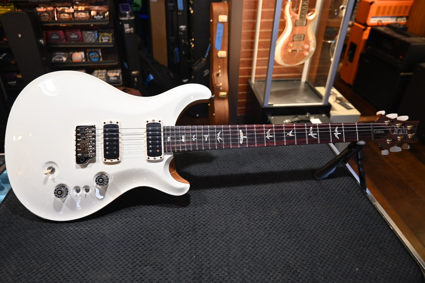 PRS Custom 24-08 - Antique White Guitar #5298 - Danville Music