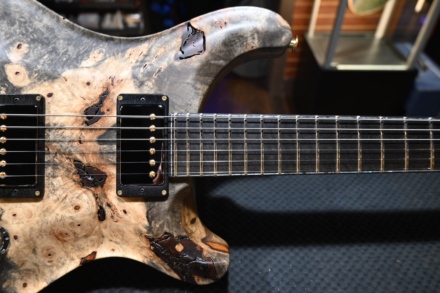 PRS Private Stock DGT Buckeye Burl - Satin Natural Guitar #11672 - Danville Music