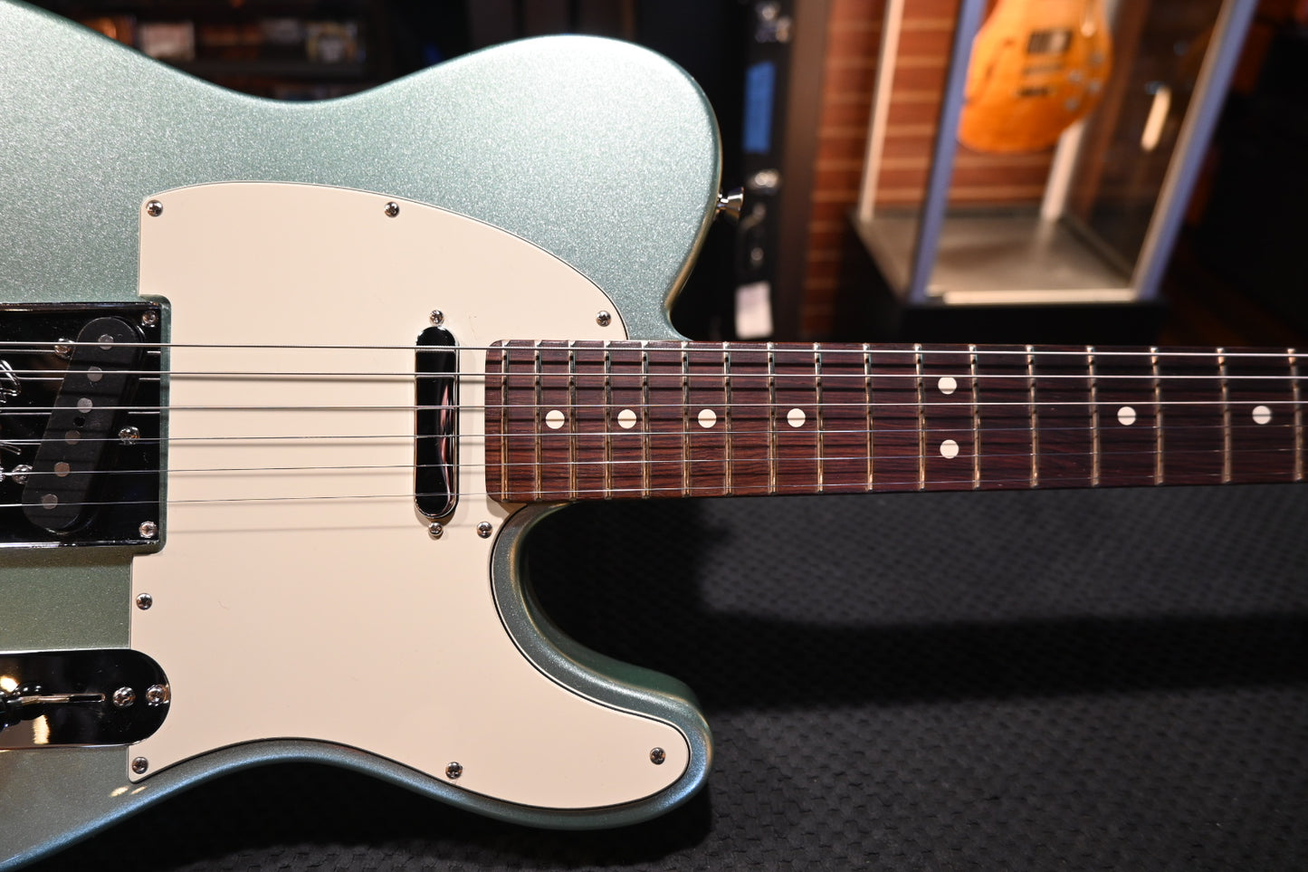 Fender American Professional II Telecaster 2023 - Mystic Surf Green Guitar #5274 - Danville Music