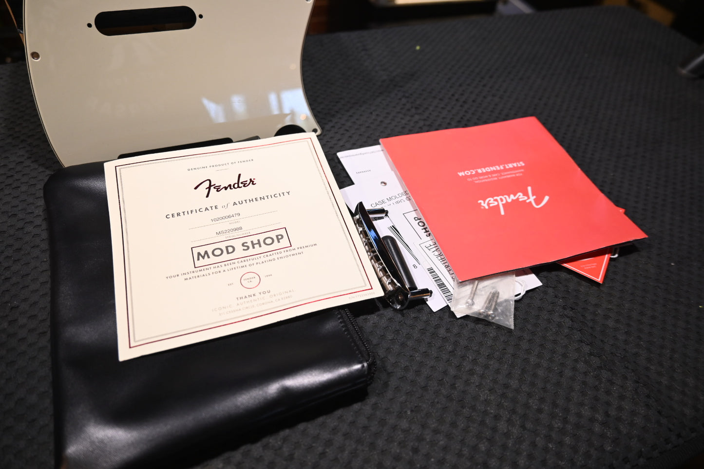 Fender Mod Shop Telecaster 2022 - Fiesta Red Guitar #0988 - Danville Music