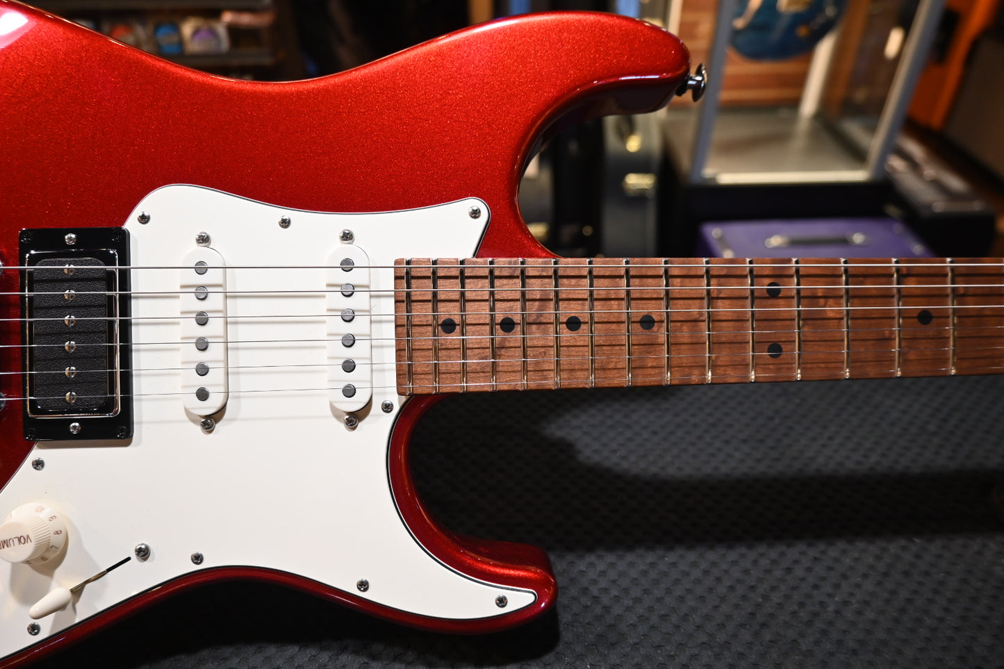 Suhr Pete Thorn Signature Series Traditional 90 - Candy Apple Red Guitar #9365 - Danville Music
