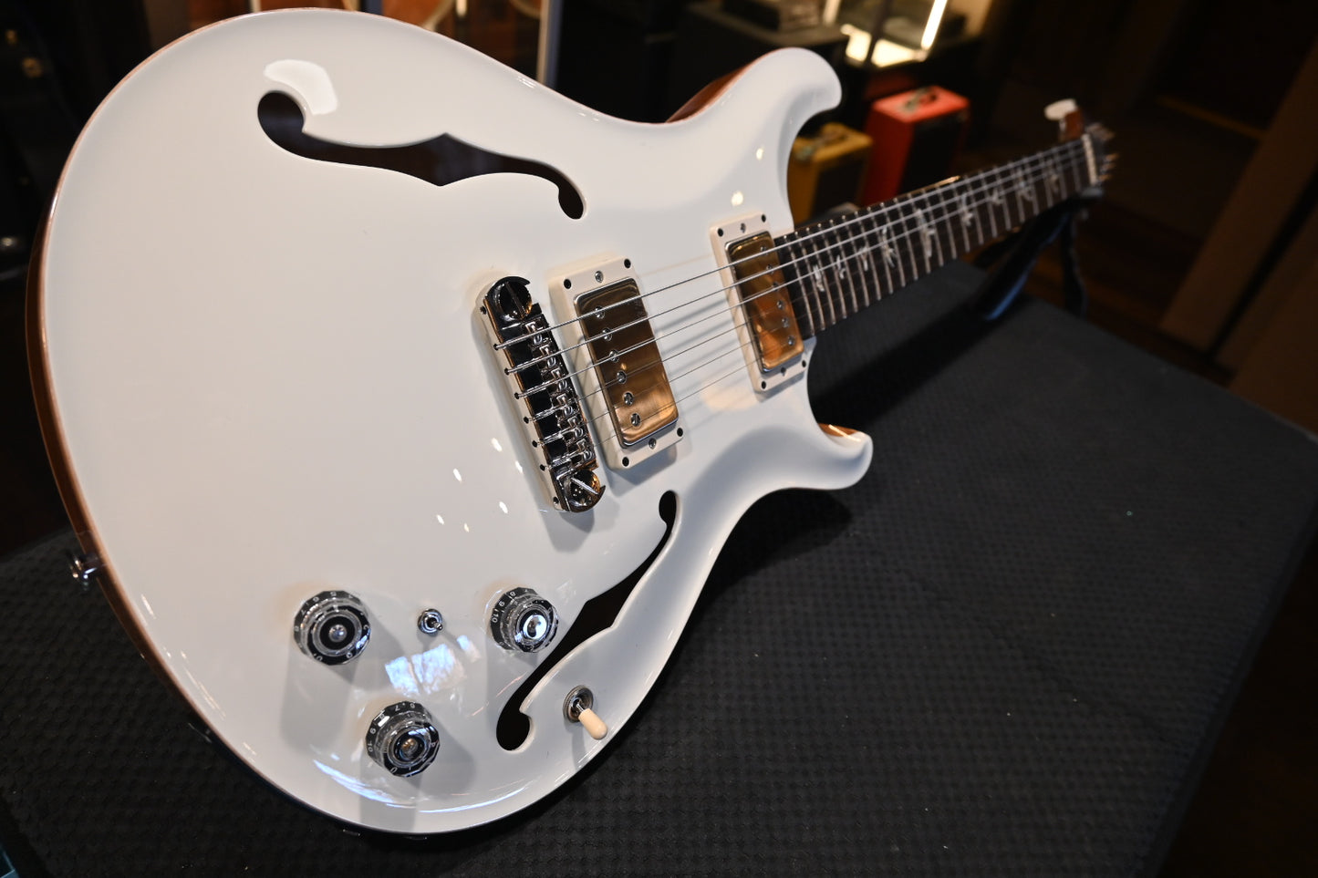 PRS Hollowbody II Piezo - Antique White Guitar #0082 - Danville Music