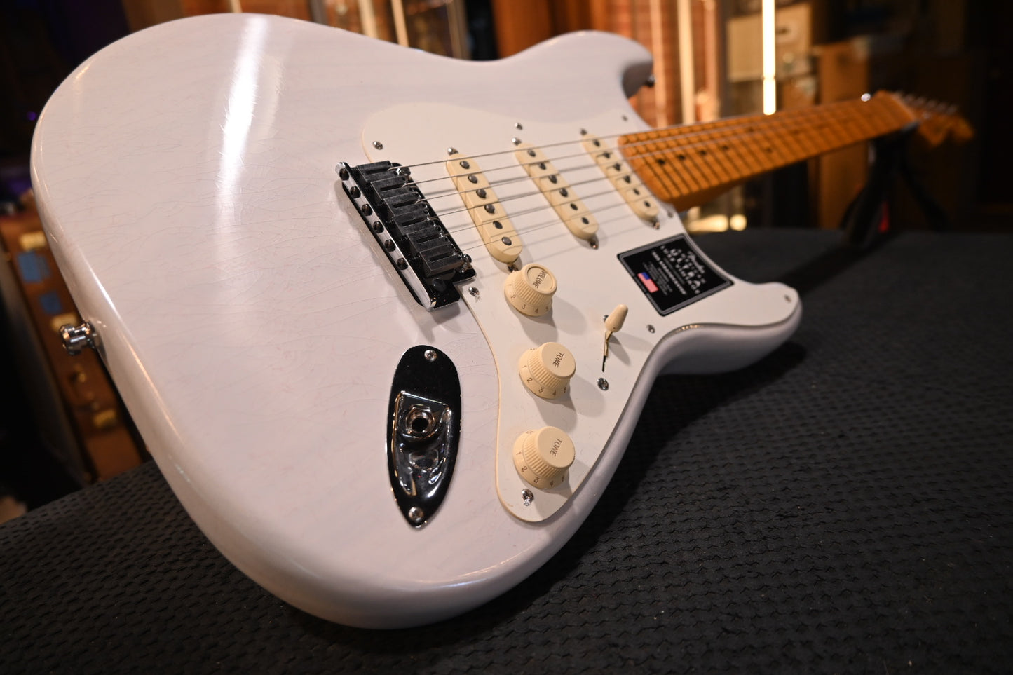 Fender American Ultra Lux Vintage ‘50s Stratocaster - White Blonde Guitar #2879 - Danville Music