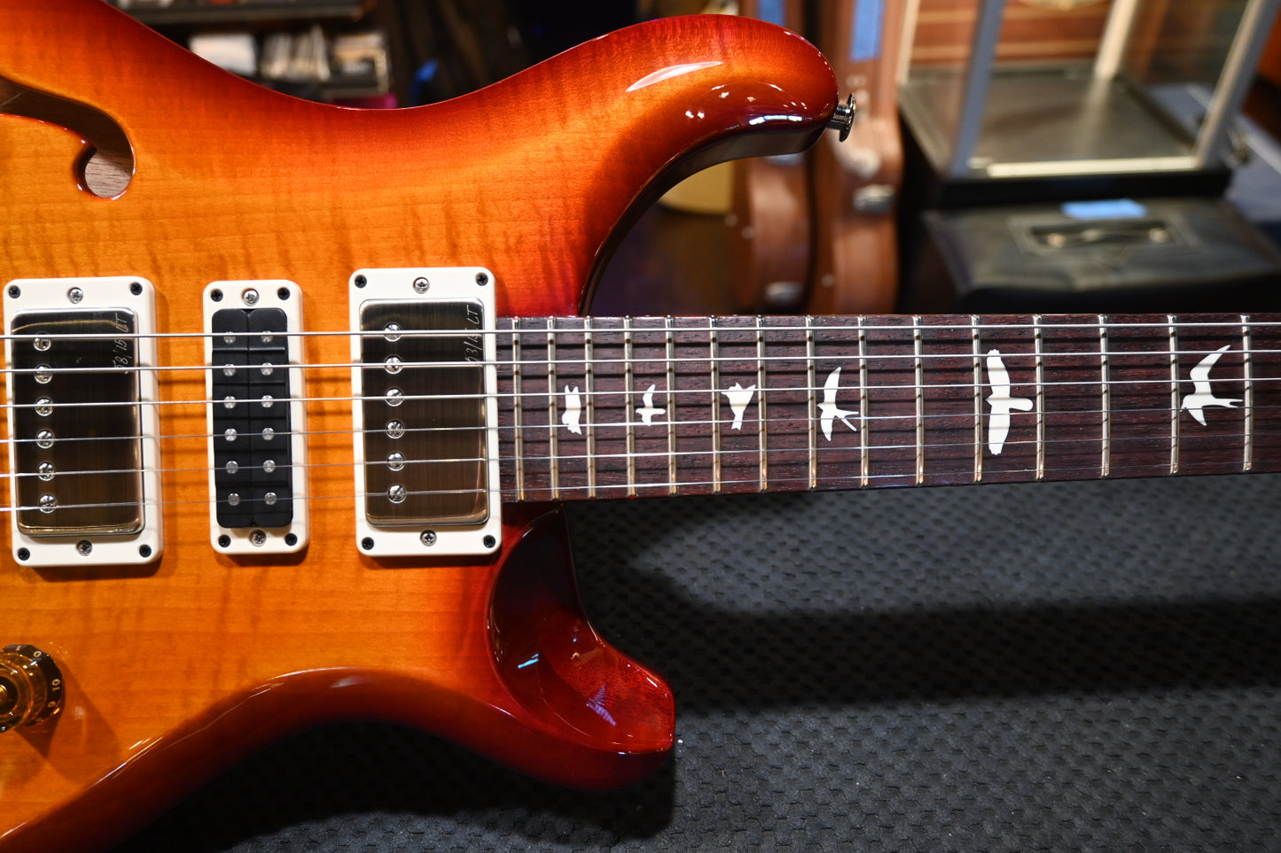 PRS S2 Special Semi-Hollow - Dark Cherry Sunburst Guitar #0779 - Danville Music