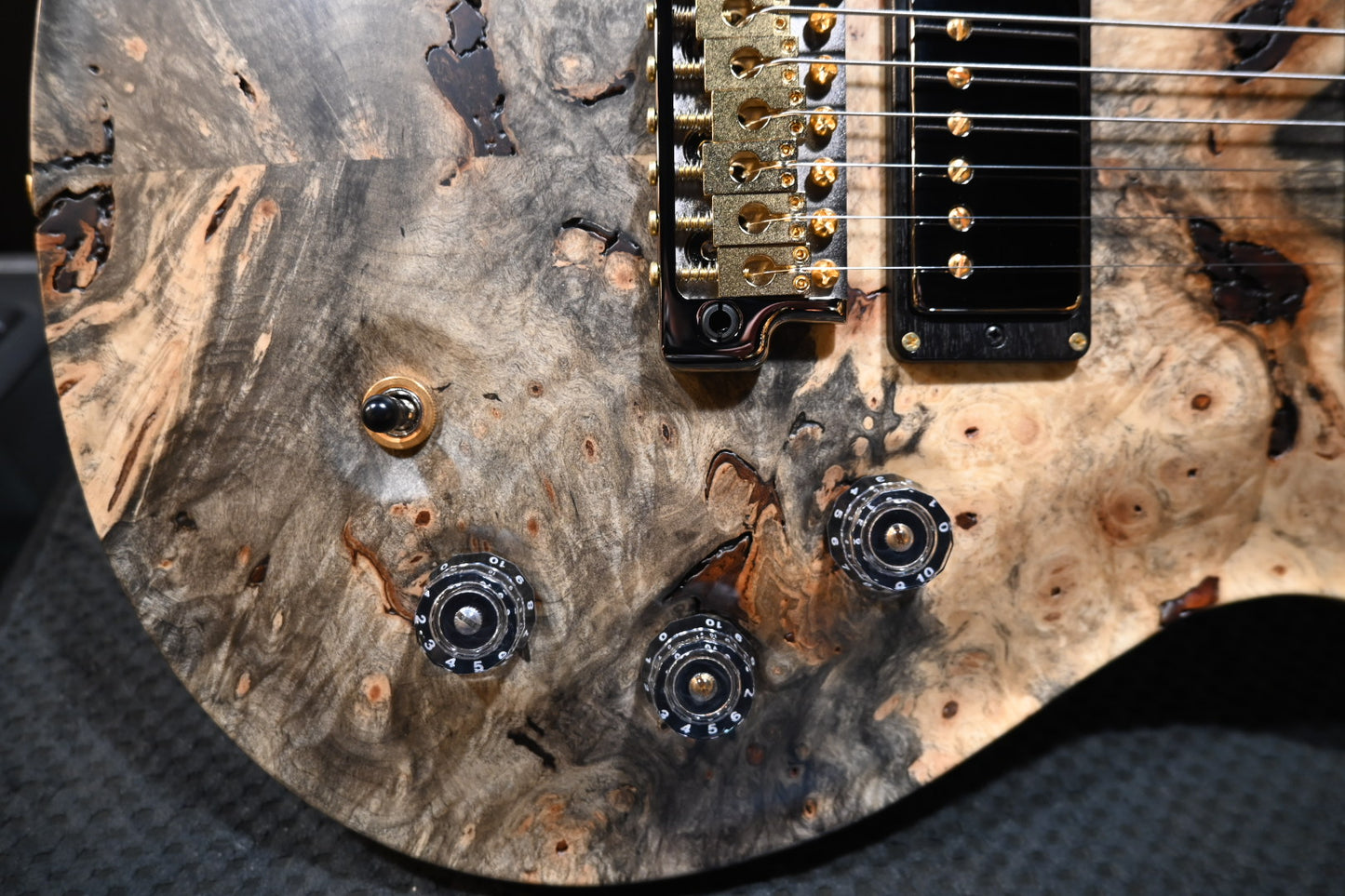 PRS Private Stock DGT Buckeye Burl - Satin Natural Guitar #11672 - Danville Music