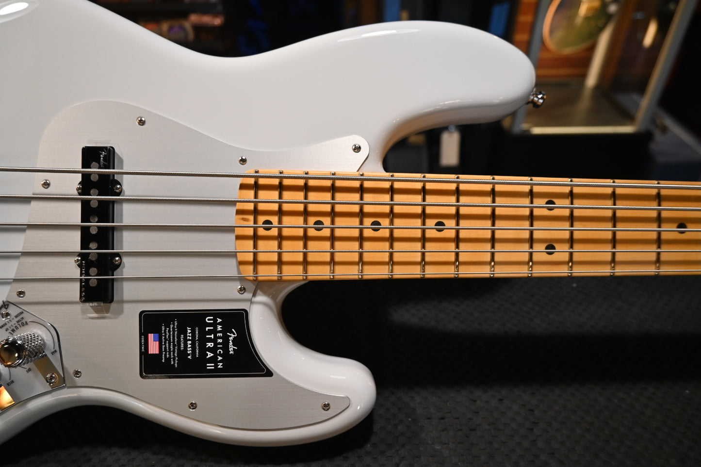 Fender American Ultra II Jazz Bass V - Avalanche Guitar #5647