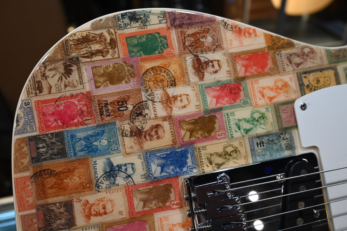 Fender Stamp Collection Telecaster - Madagascar Guitar #9840