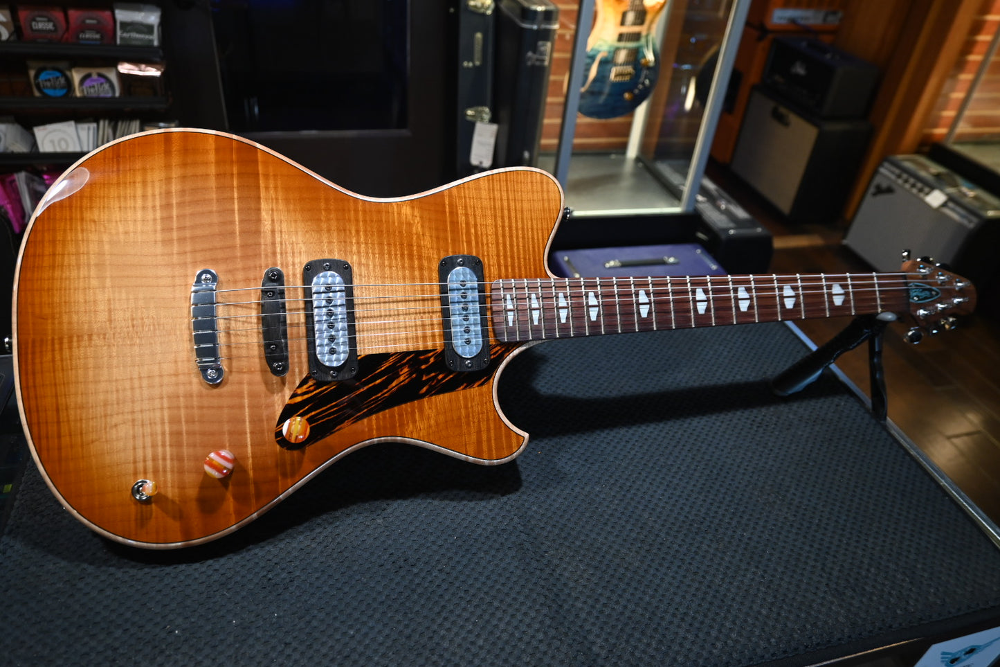 Powers Electric A-Type Select Maple FF42 Hard Tail 2025 - Wild Honey Burst Guitar #B101