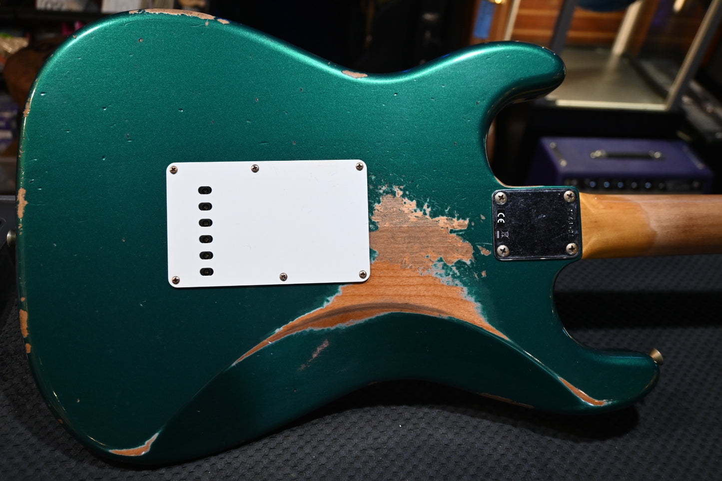 Fender Custom Shop Custom 1959 Stratocaster Heavy Relic - British Racing Green Guitar #3501