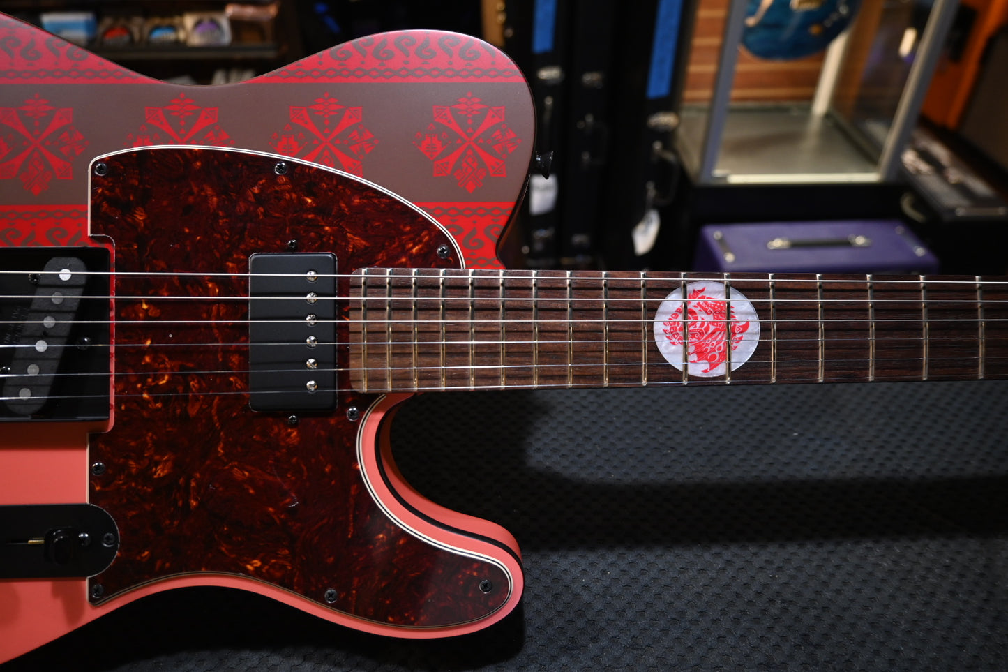 Fender Monster Hunter Rathalos Telecaster - Rathalos Red Guitar #3241 - Danville Music
