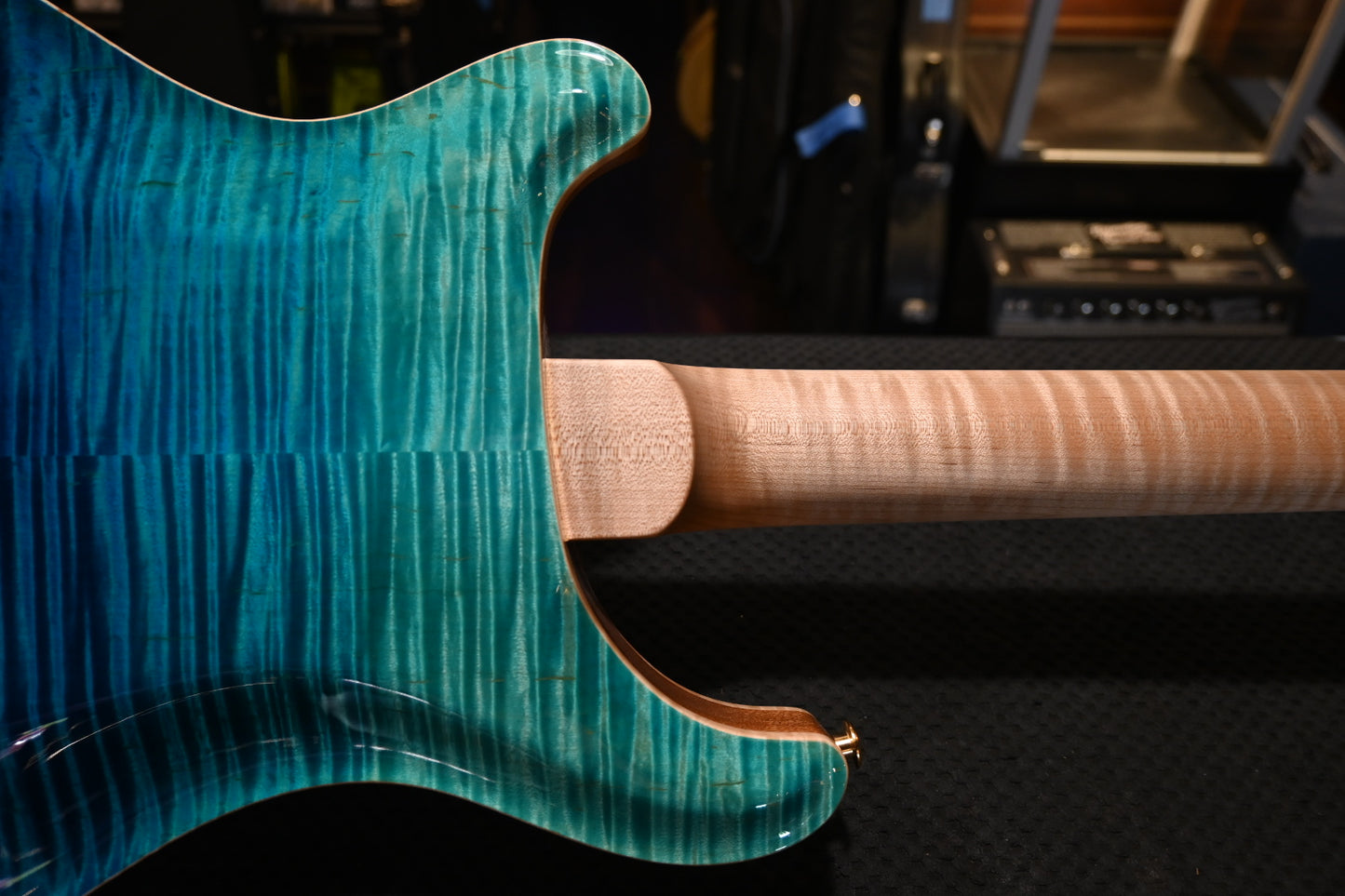 PRS Wood Library McCarty 594 Hollowbody II 10-Top/Back McCarty III Pickups - Blue Fade Guitar #3509 - Danville Music