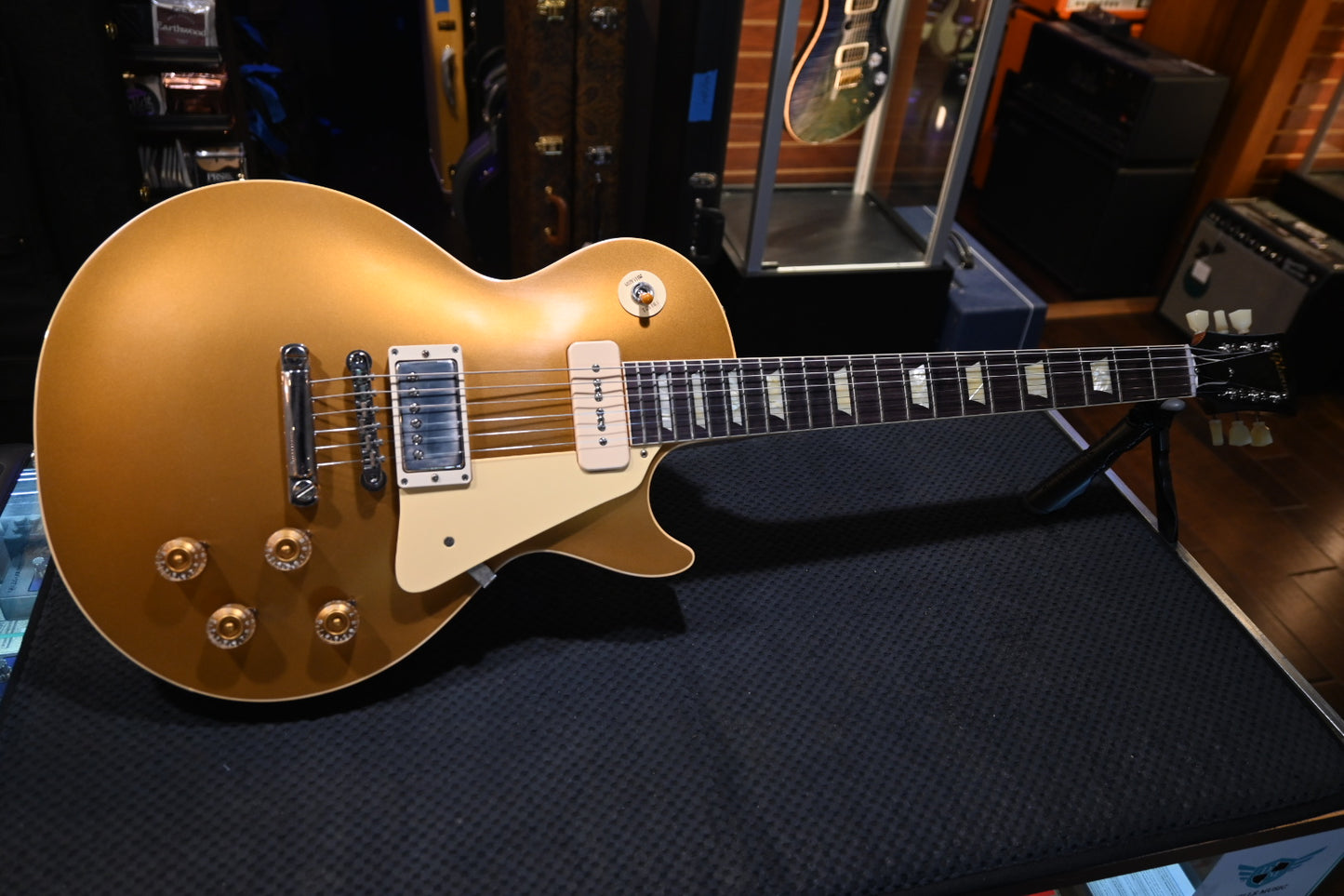 Gibson Custom Shop 1956 Les Paul Standard Reissue Goldtop VOS PSL - Double Gold Guitar #5109