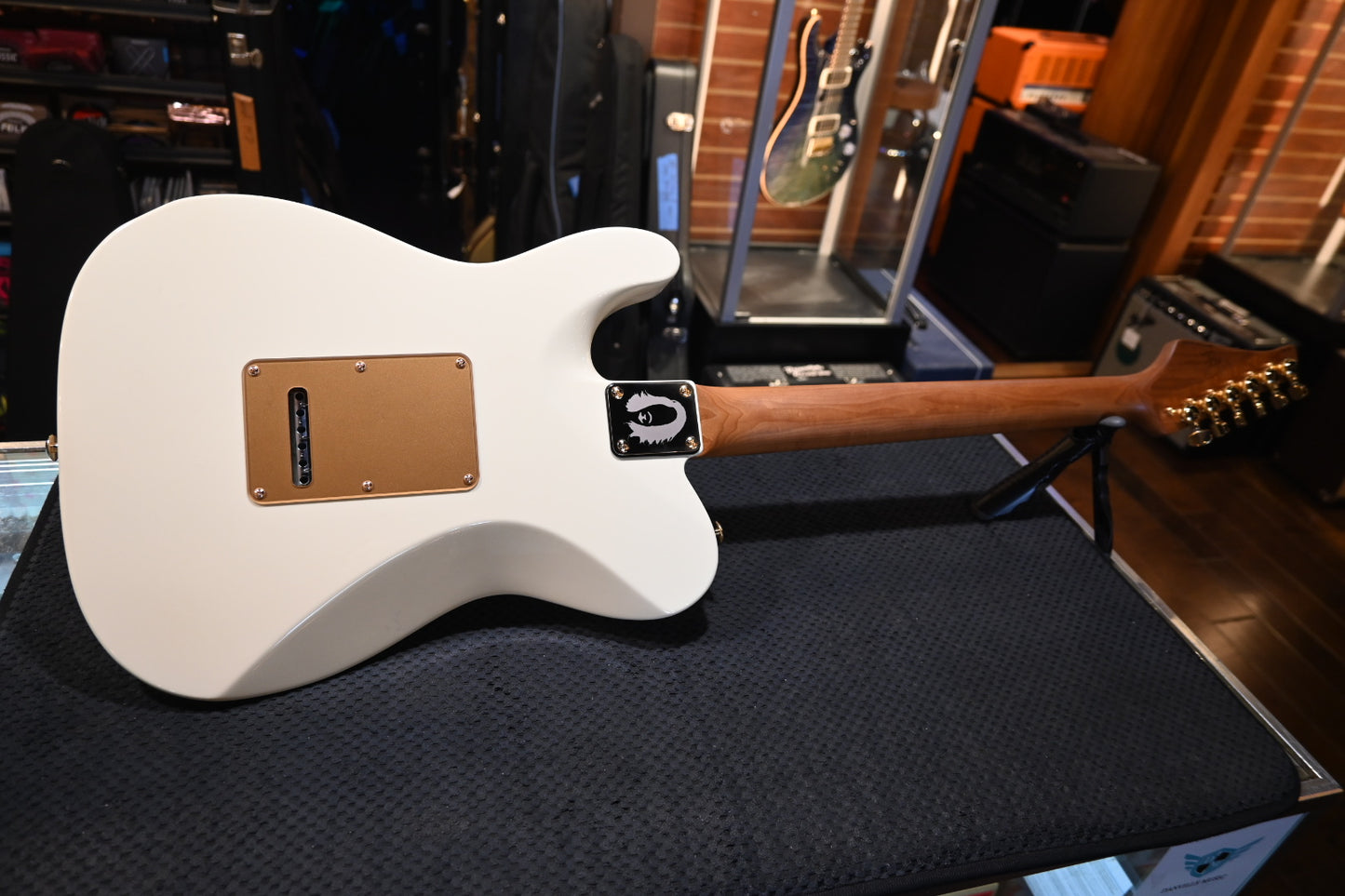 Suhr Mateus Asato Signature Series Classic T Lollar Gold Foils - MA White Guitar #4739 - Danville Music