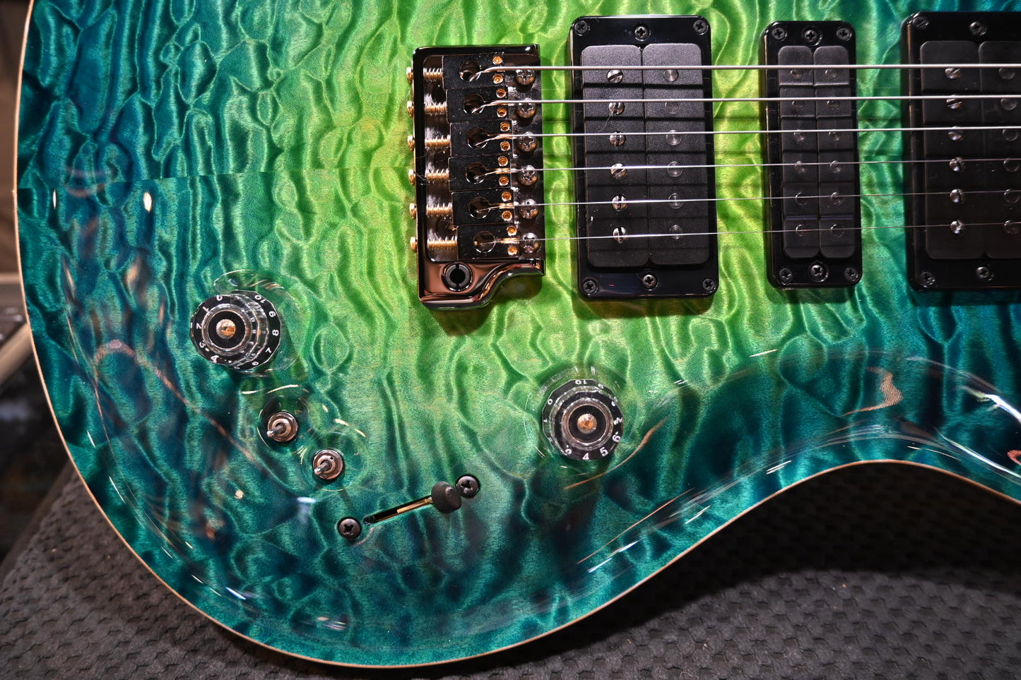 PRS Private Stock Special Semi-Hollow Gothic - Laguna Glow Guitar #10568 - Danville Music